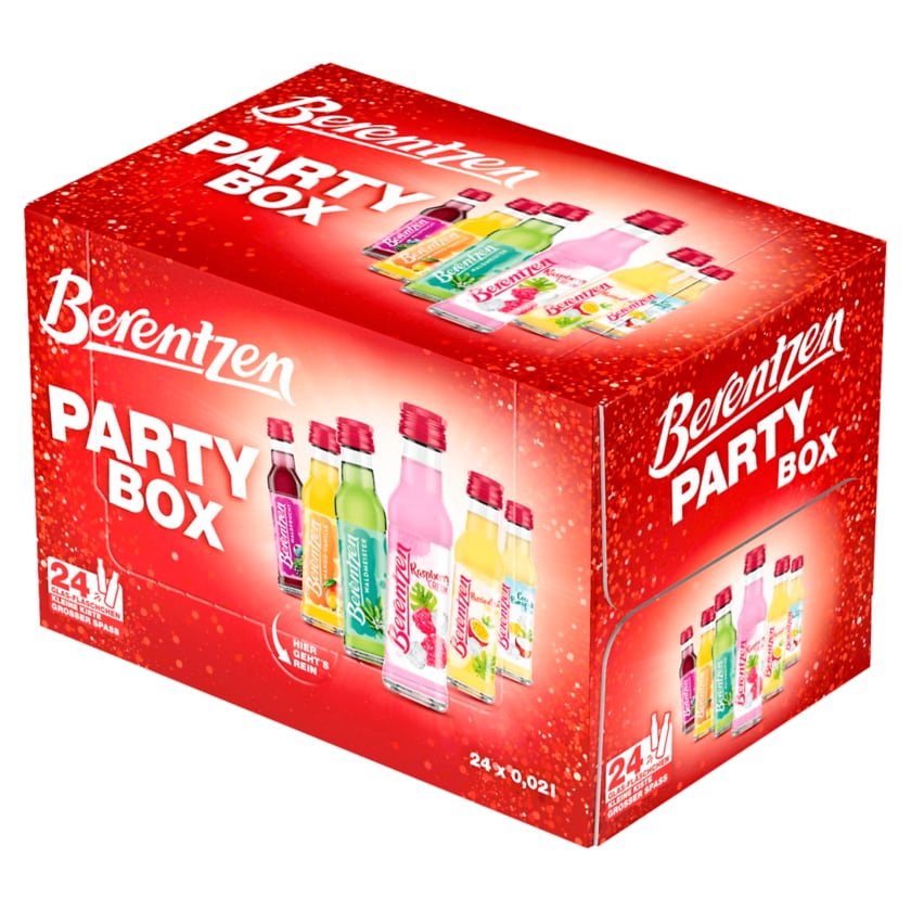 Berentzen Party Box 24x0,02l